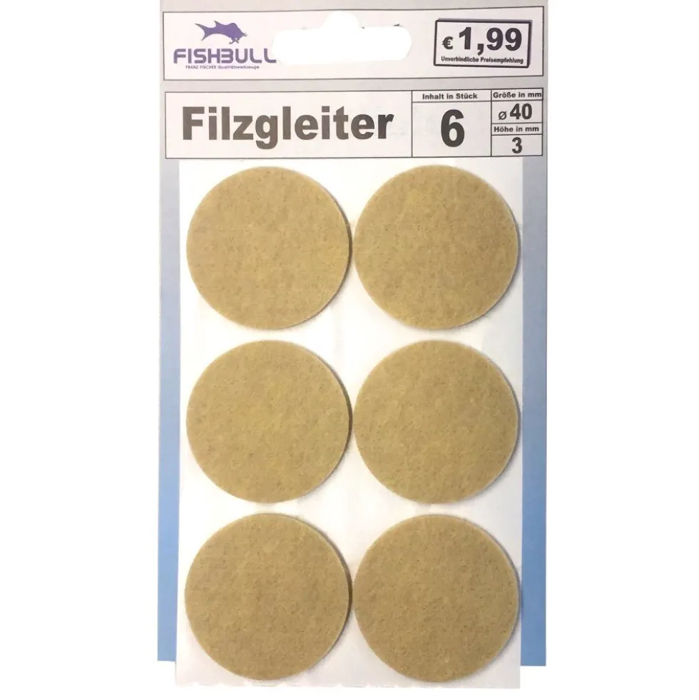 Filzgleiter Ø40mm 6er-Set