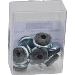 Filzgleiter 20 mm 8 Stück mit Schraube