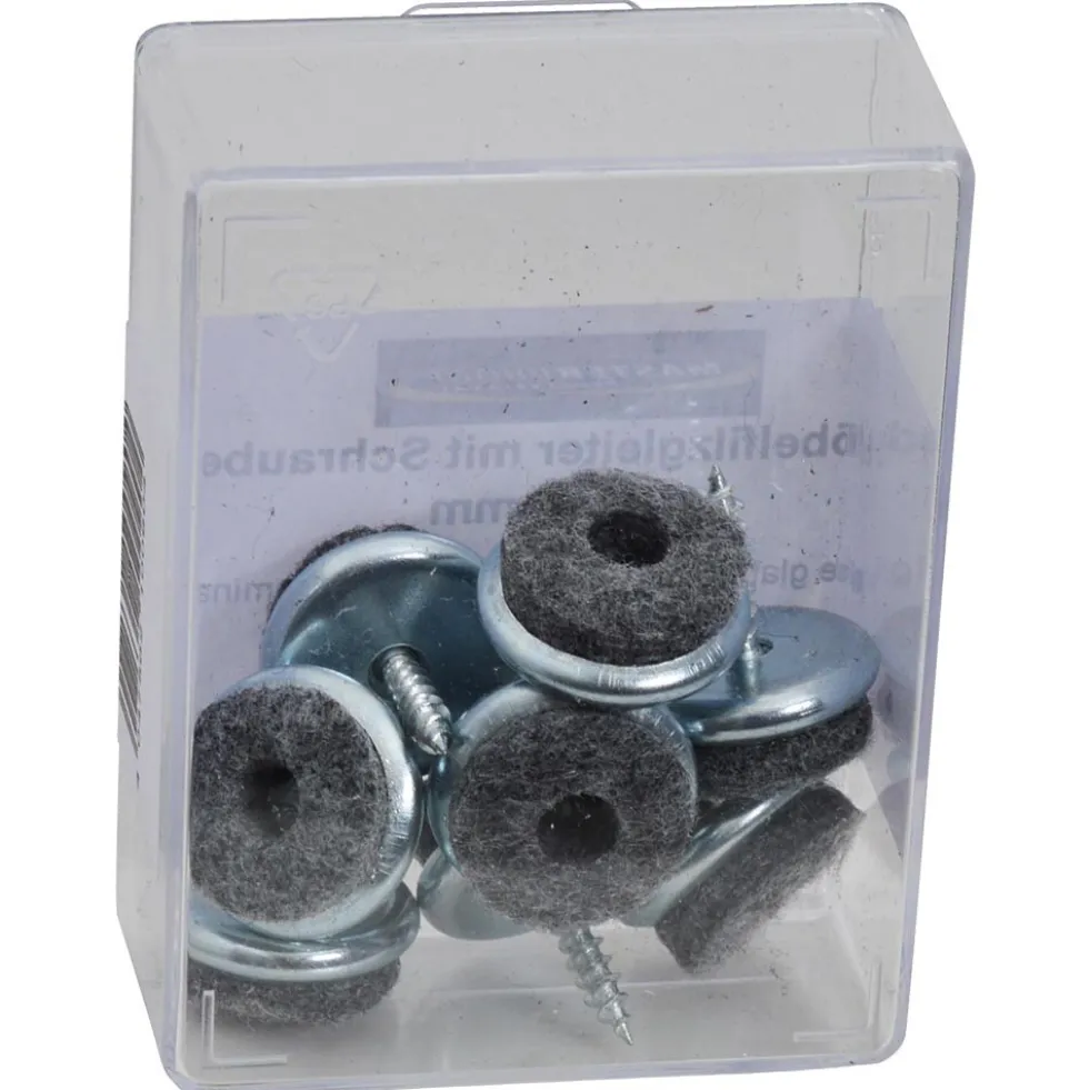 Filzgleiter 20 mm 8 Stück mit Schraube