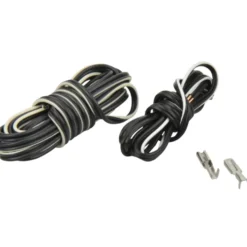 FISCHER Fahrrad Dynamo Kabel Set 2 adrig 4 teilig