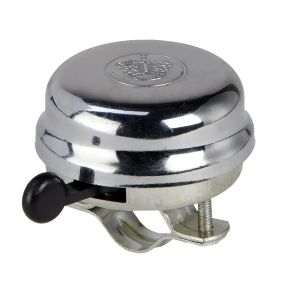 FISCHER Fahrrad Glocke traditionell, silber
