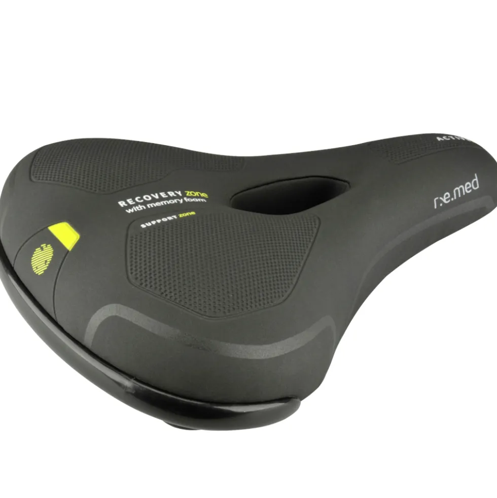 FISCHER Fahrrad Sattel Trekking gepolstert