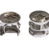 FISHBULL Exzenter Ø 16 mm ohne Rand, vernickelt