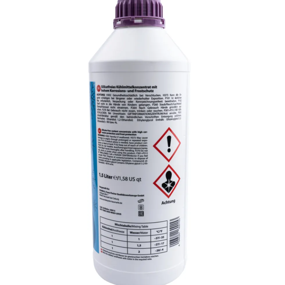 FISHBULL Kühlerfrostschutz-Konzentrat G12+ 1,5 Liter