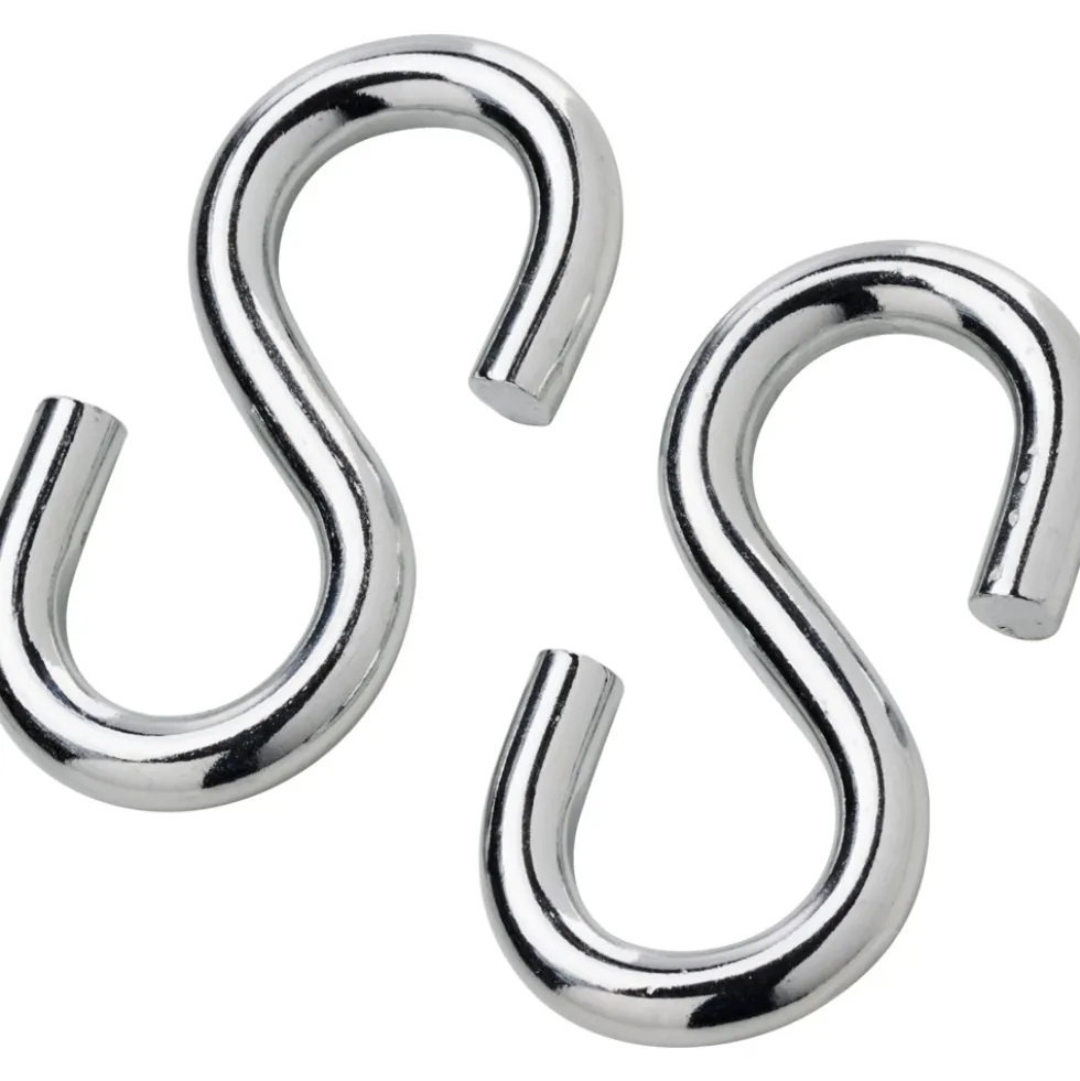 FISHBULL S-Haken 6 mm, Stahl, 2 Stück