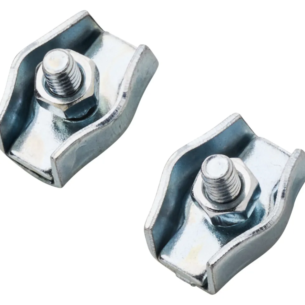 FISHBULL Simplexklemme Aluminium 1,5 - 3 mm, 2 Stück