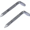 FISHBULL Stahlrillenhaken 4,0 x 40 mm verzinkt, 5 Stück