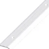 Flach-Abschluss-Profil Aluminium eloxiert 1000 x 30 x 5 mm silberfarben gelocht