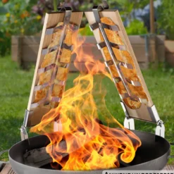 Flammlachsbretter aus Holz 2er-Set