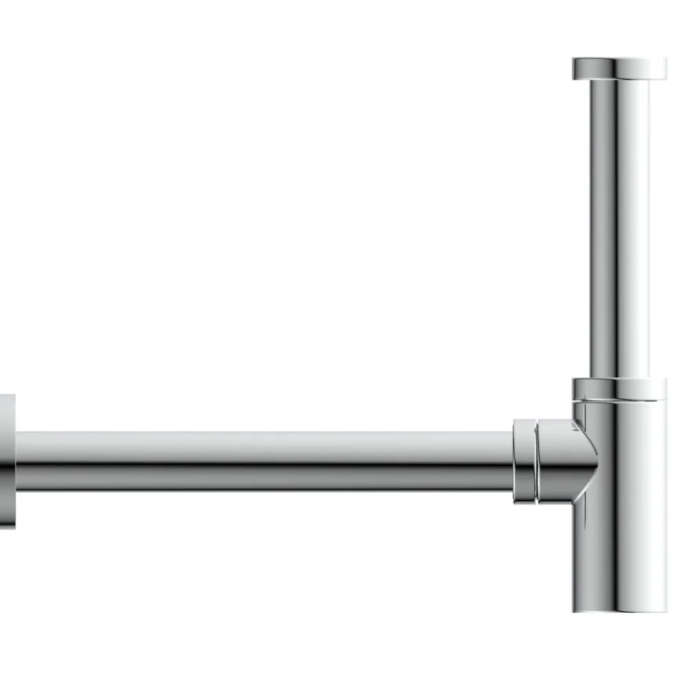 Flaschensiphon 1-1/4"x32mm verchromt Siphon Wandrohr Tauchrohr