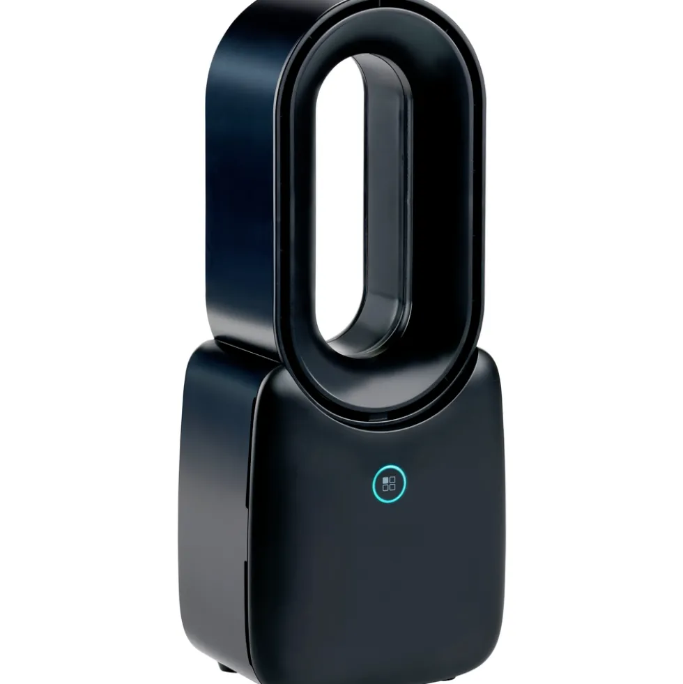 Flügelloser USB-Tischventilator schwarz