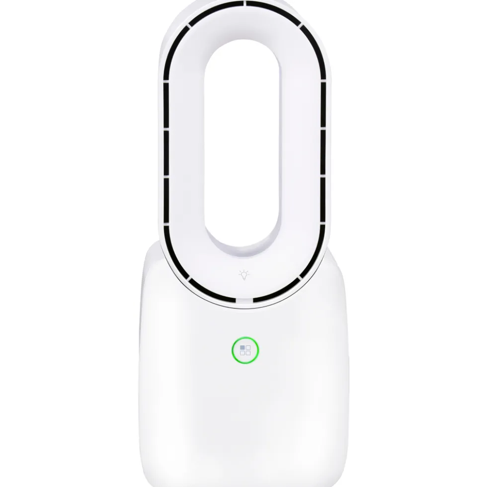 Flügelloser USB-Tischventilator weiß