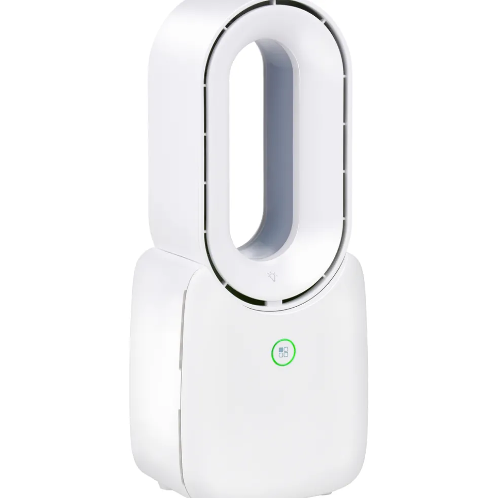 Flügelloser USB-Tischventilator weiß