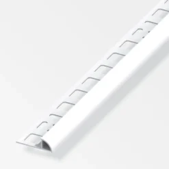Fliesenprofil PVC 2500 x 10 x 19,5 mm brillantweiß