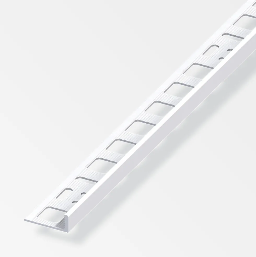 Fliesenprofil PVC 2500 x 8 x 21 mm brillantweiß