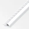 Fliesenprofil Viertelkreis PVC 2500 x 8 x 19,5 mm brillantweiß