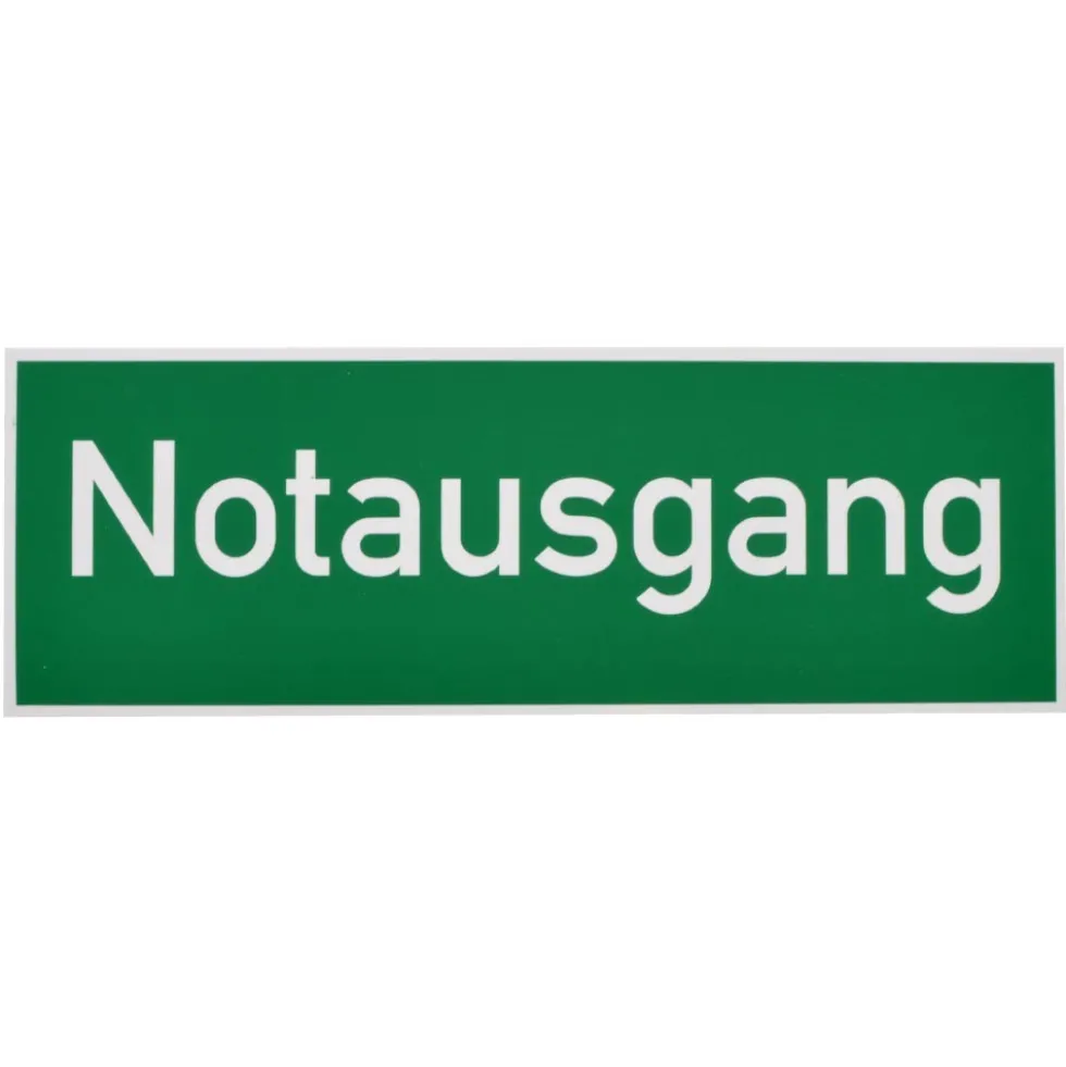 Fluchtweg Notausgang Schild 300 x 105 mm