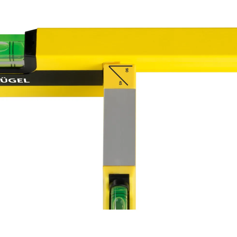 Flüwa Alu-Wasserwaage 60 cm mit Flügel