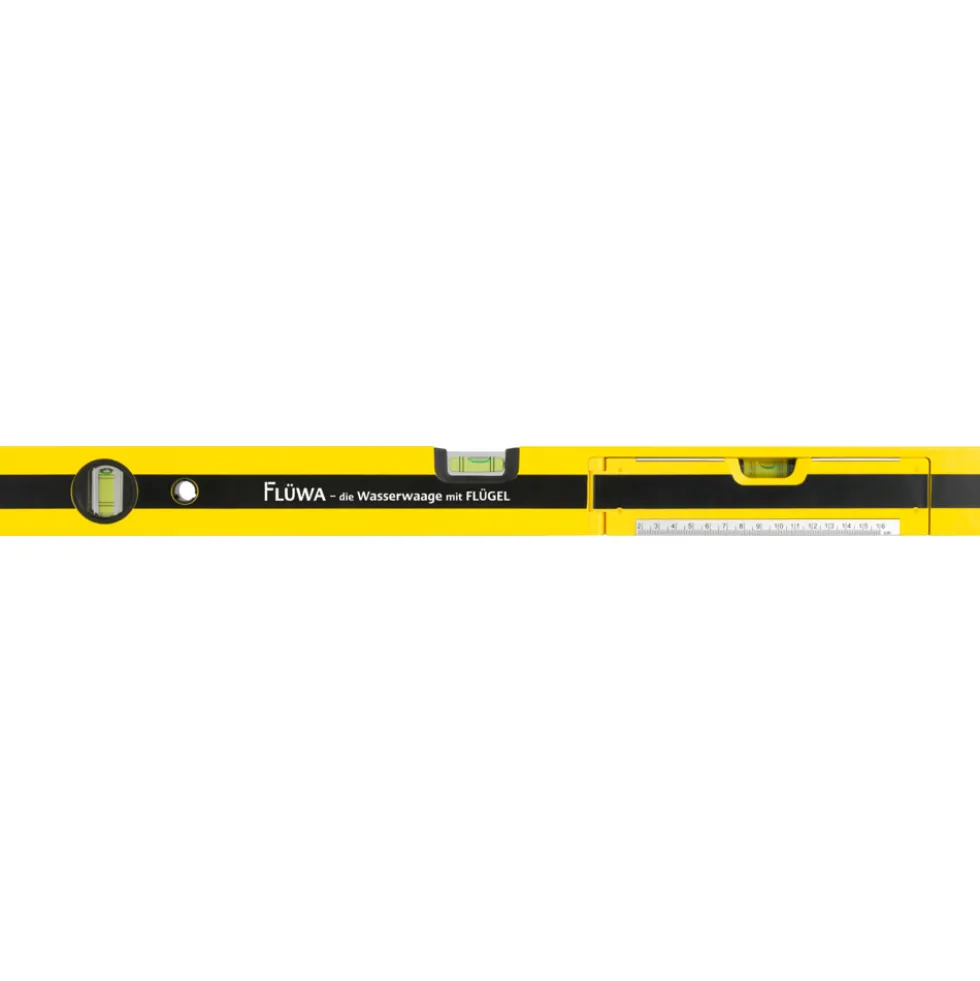 Flüwa Alu-Wasserwaage 60 cm mit Flügel