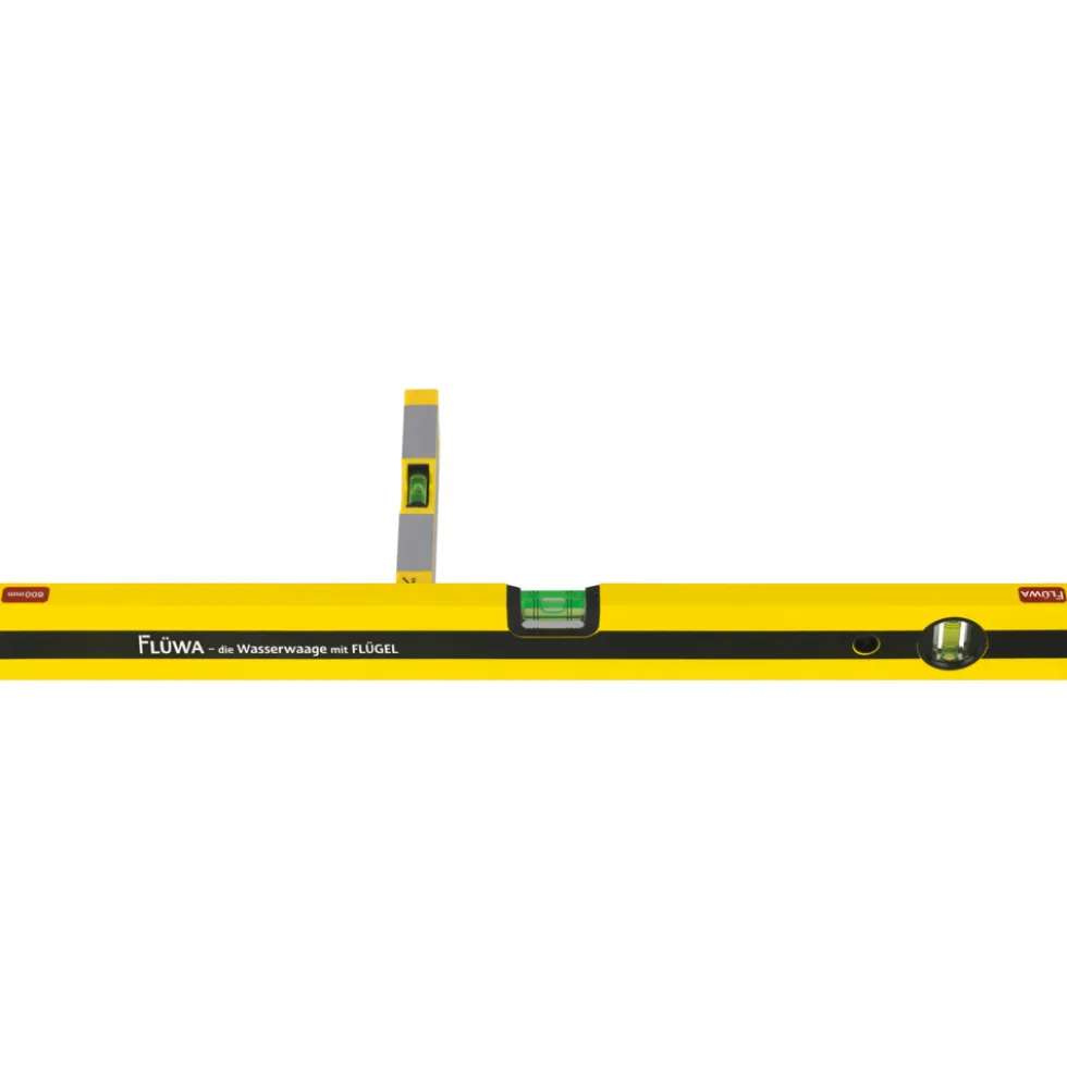 Flüwa Alu-Wasserwaage 60 cm mit Flügel