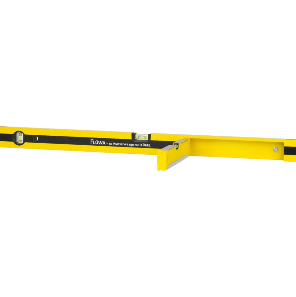 FLÜWA Wasserwaage gelb-schwarz 80 cm Aluminium