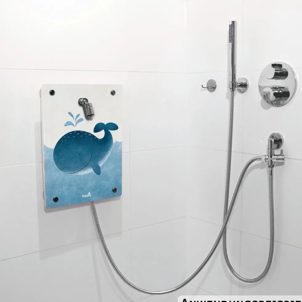 Fredis Kinderdusche Motiv ''Wal''