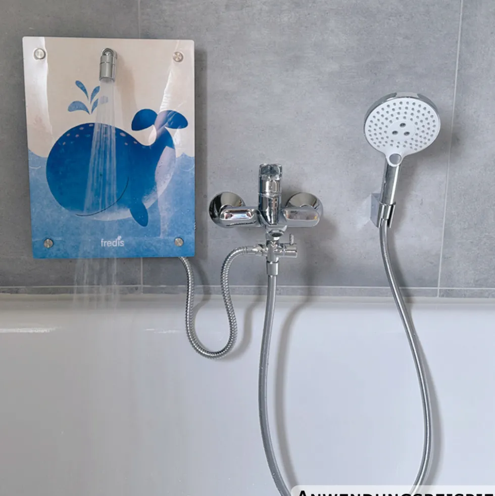 Fredis Kinderdusche Motiv ''Wal''