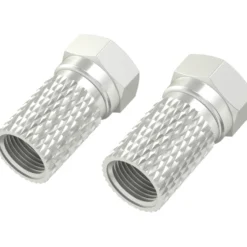 F-Stecker 6,5 mm schraubbar 2 Stück