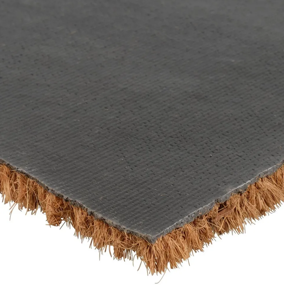 Fußmatte aus Kokos 60 x 40 cm mit PVC Rücken