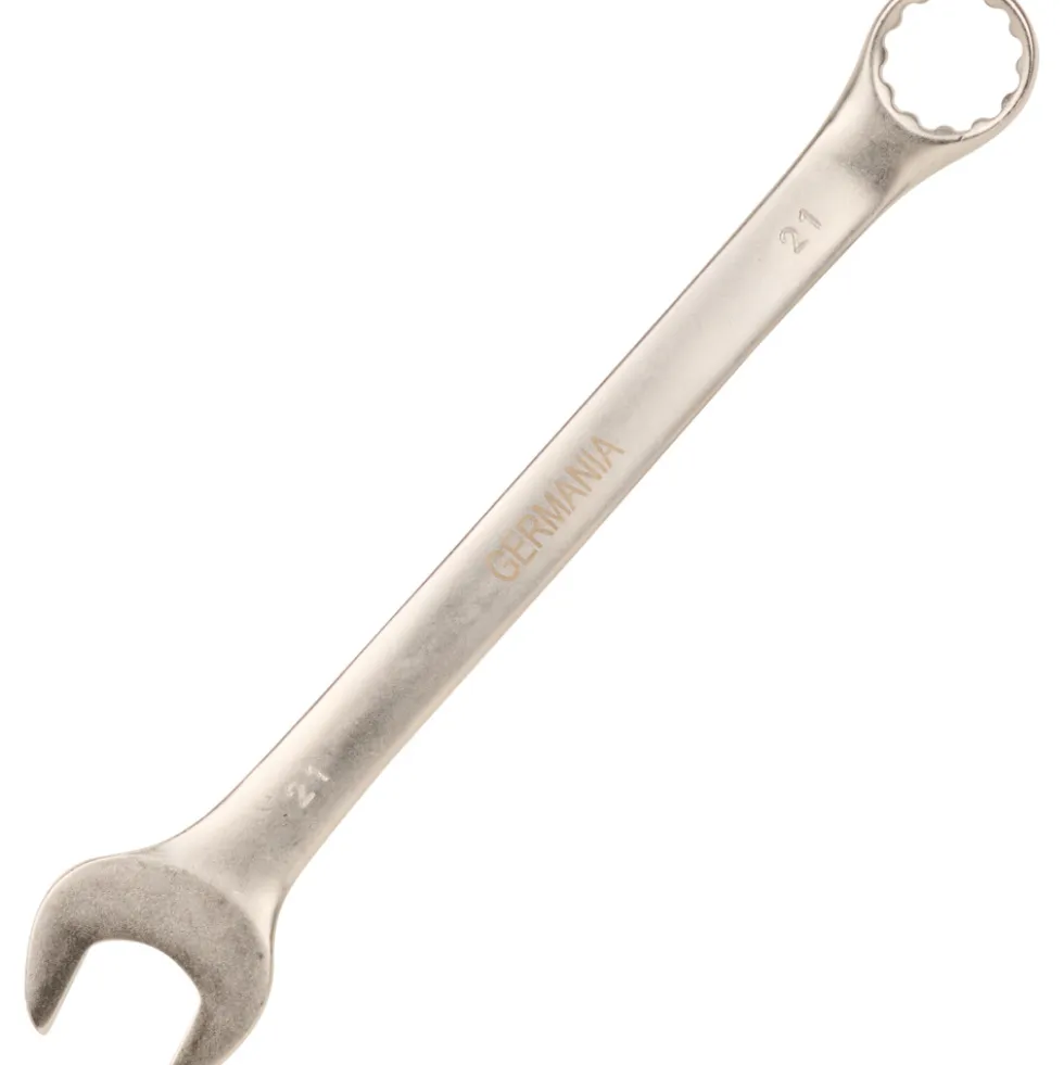 Gabel Ringschlüssel 21 mm, satiniert