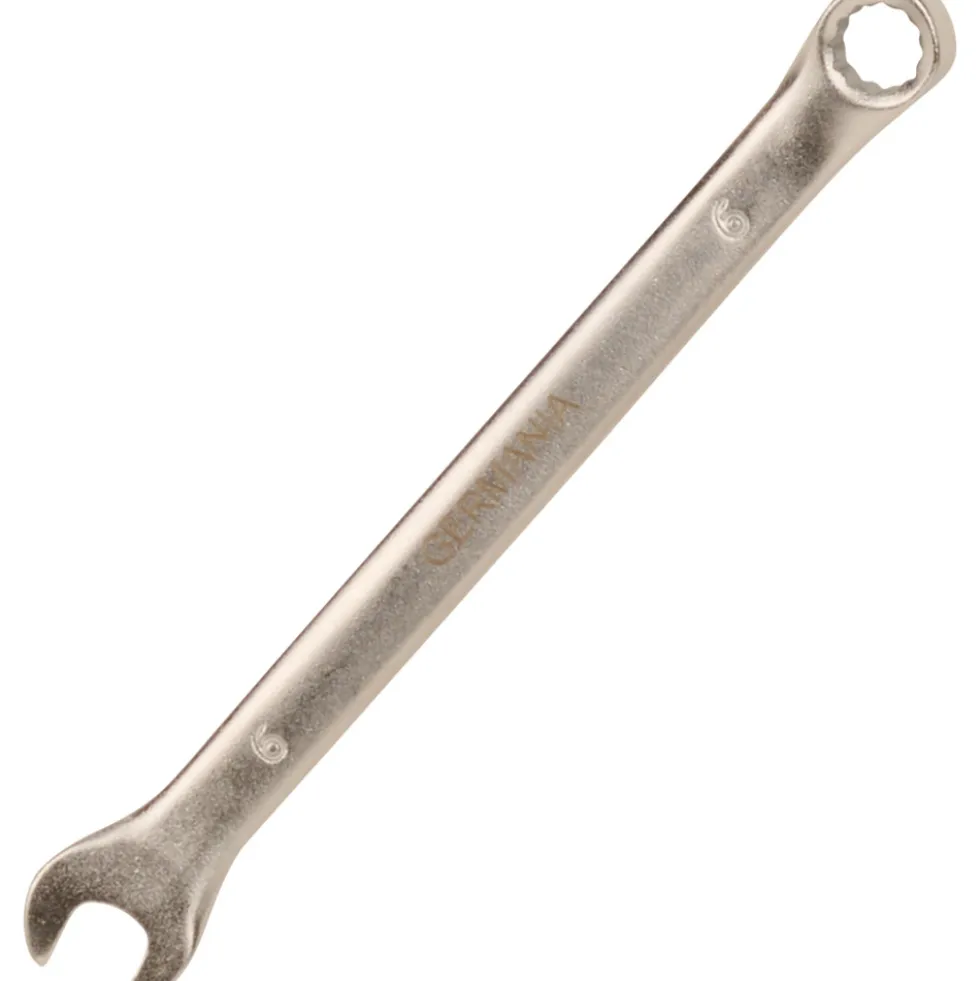Gabel Ringschlüssel 6 mm, satiniert