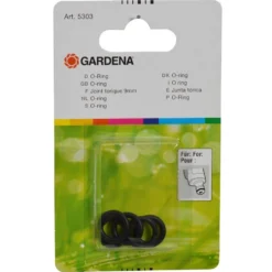 GARDENA Dichtungssatz 5-teilig 9mm O-Ring Gummi