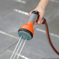 GARDENA Multibrause Classic mit drei Sprühbildern
