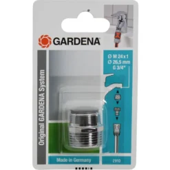 GARDENA Perlstrahl-Gewindeadapter M24x1 Ø26,5mm G3/4"