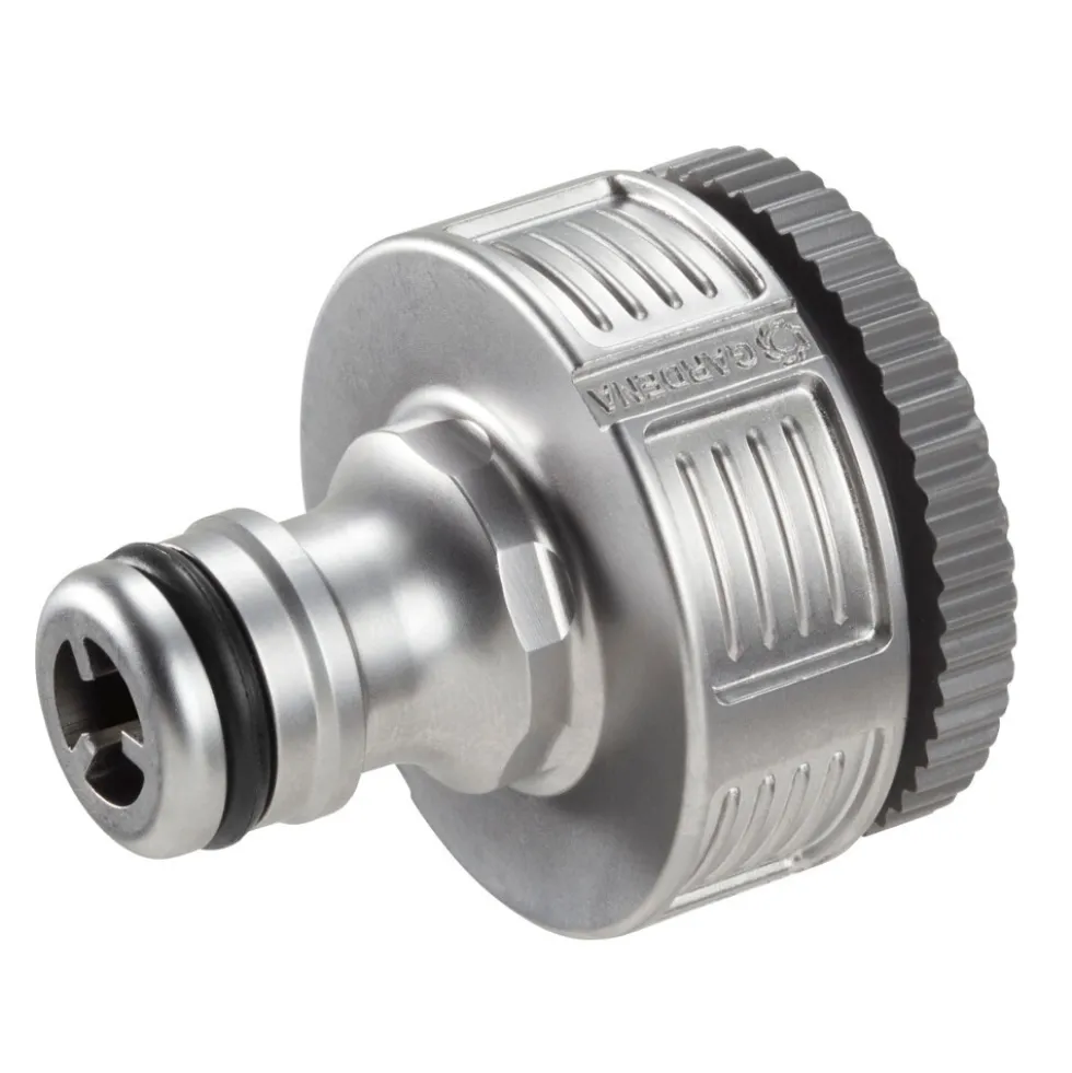 GARDENA Premium Hahnverbinder G1" 33,3 mm aus Metall