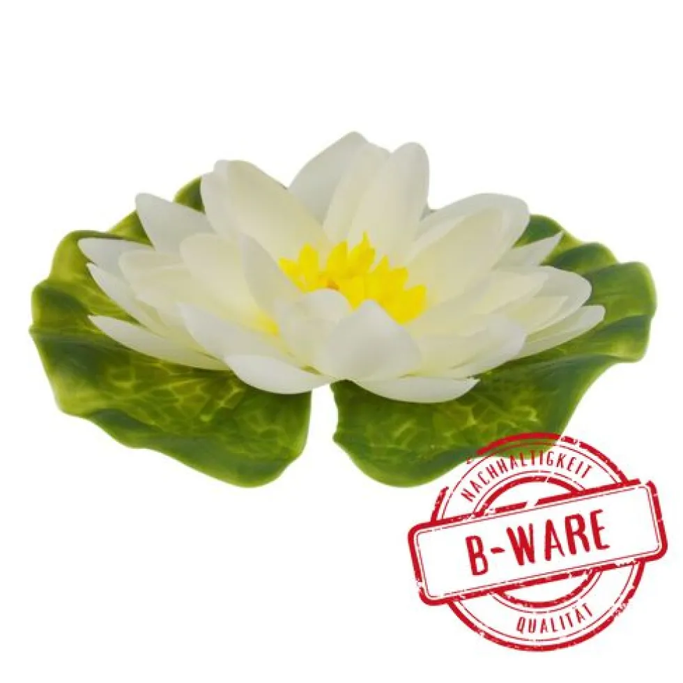 Gardena Seerose Kunststoff Ø13 cm weiß - B-Ware