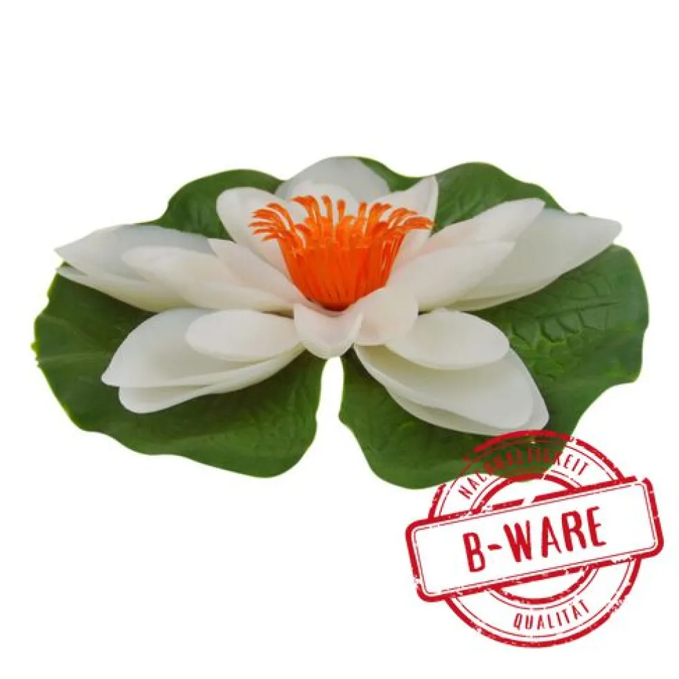Gardena Seerose Kunststoff Ø13 cm weiß - B-Ware