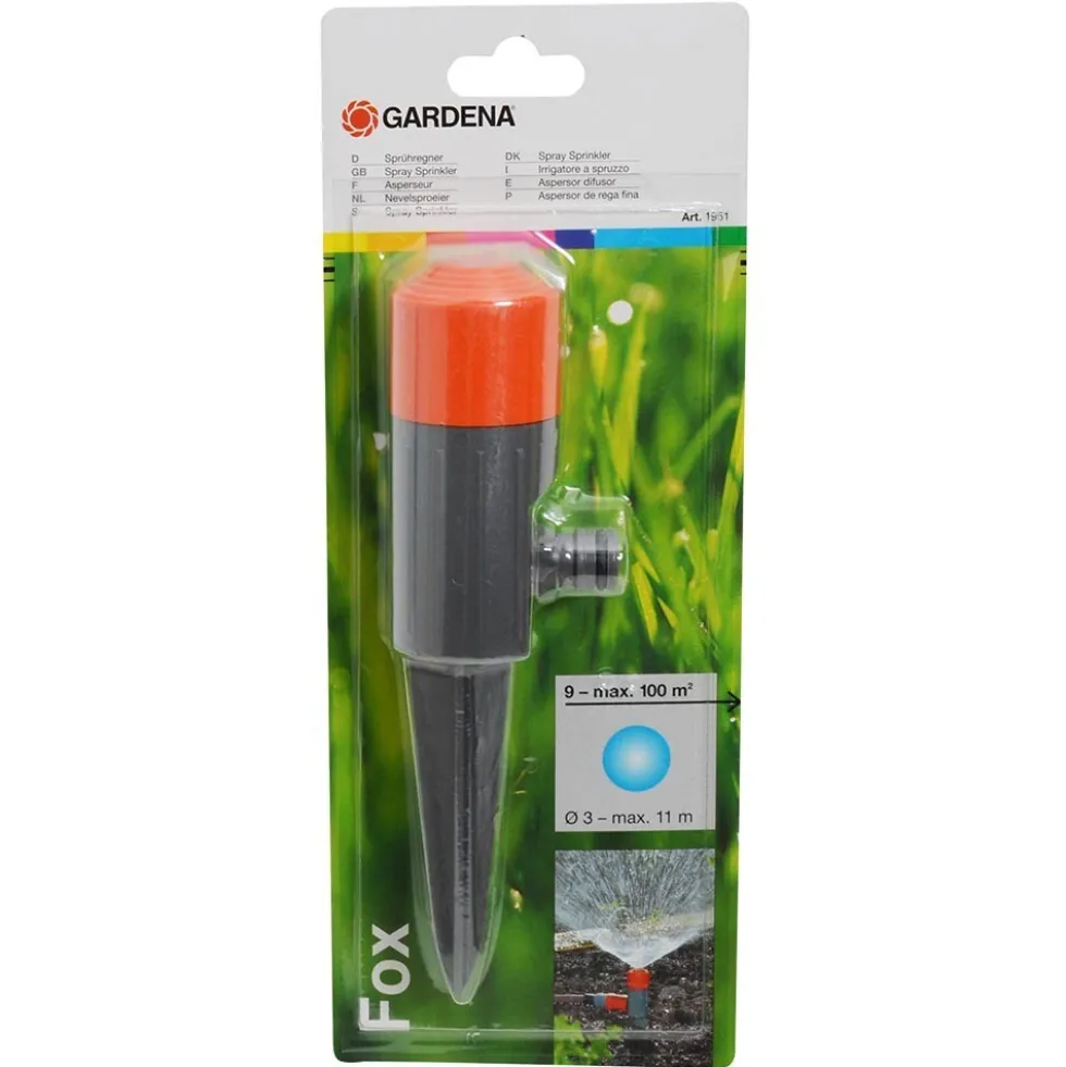 GARDENA Sprühregner Fox für 100 m² aus Kunststoff