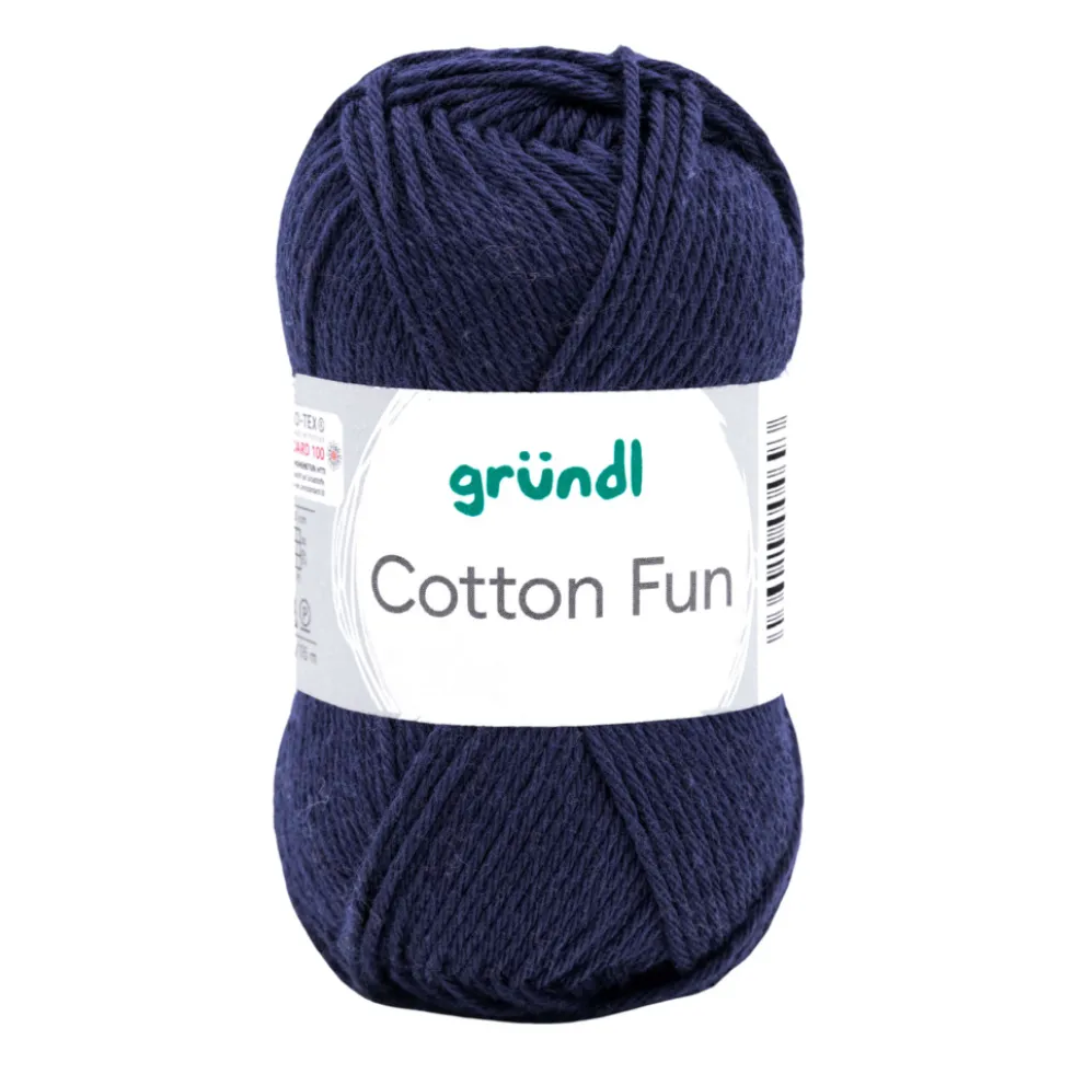 Garn Cotton Fun 50 g marineblau
