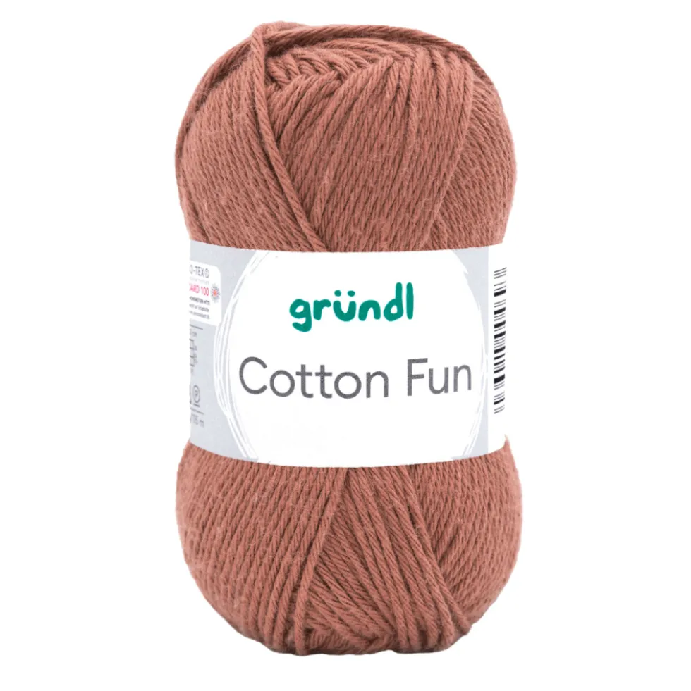 Garn Cotton Fun 50 g nougatbraun