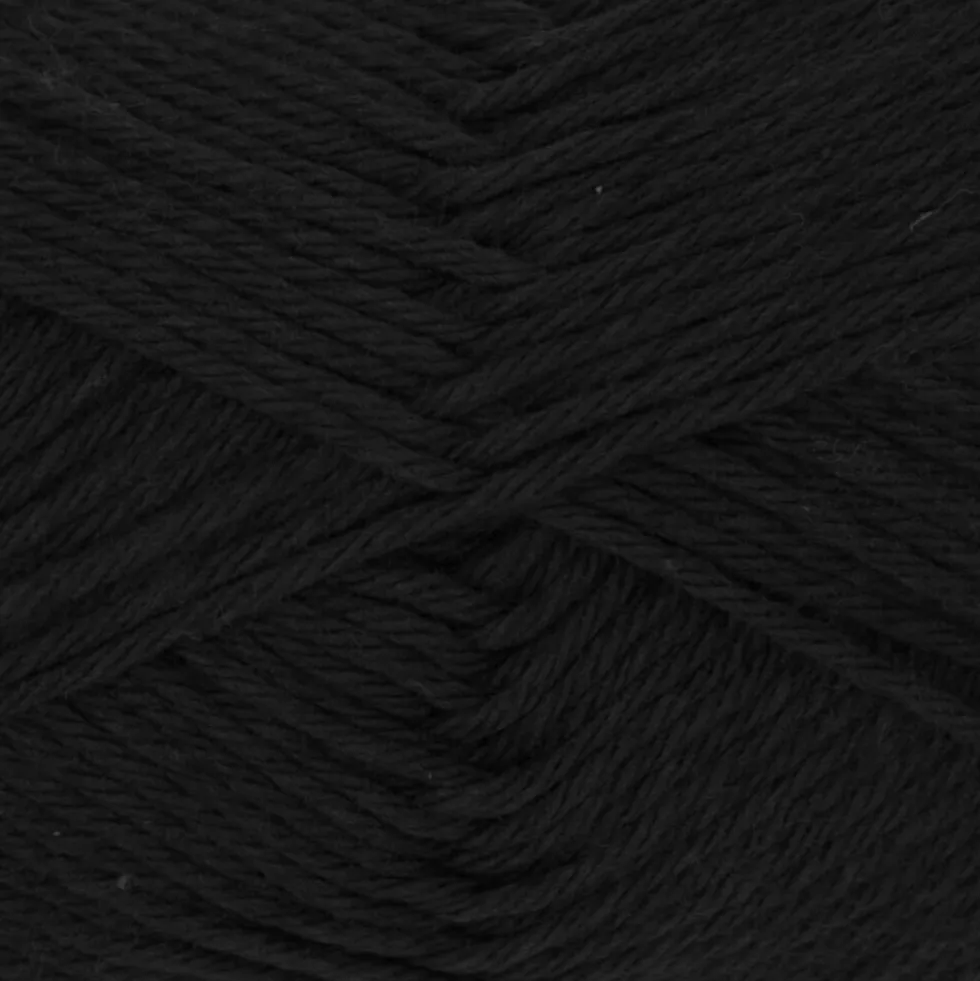 Garn Cotton Fun 50 g schwarz