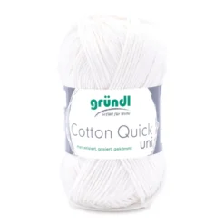 Garn Cotton Quick uni 50 g cremefarben