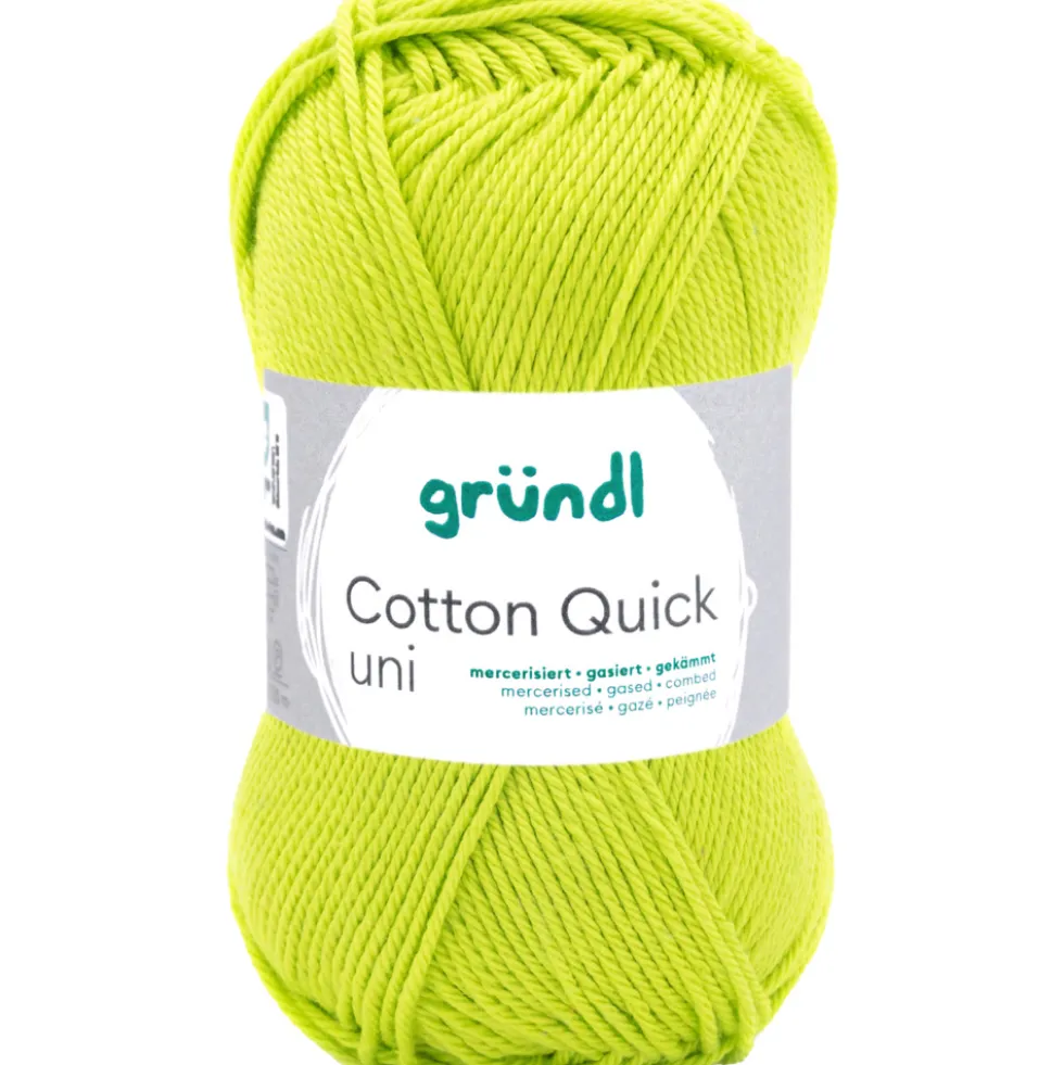 Garn Cotton Quick uni 50 g hellgrün
