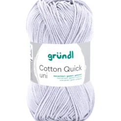 Garn Cotton Quick uni 50 g hellgrau