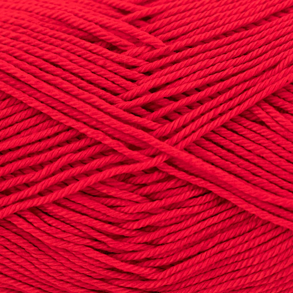 Garn Cotton Quick uni 50 g rot