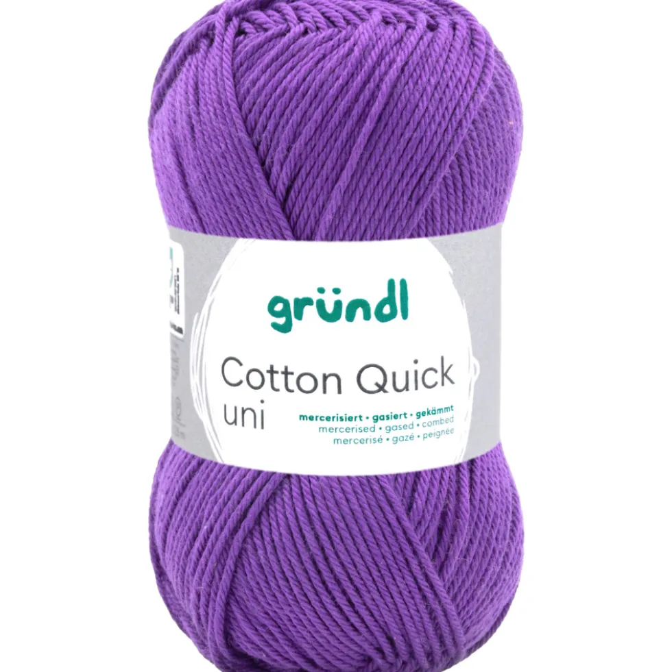 Garn Cotton Quick uni 50 g violett