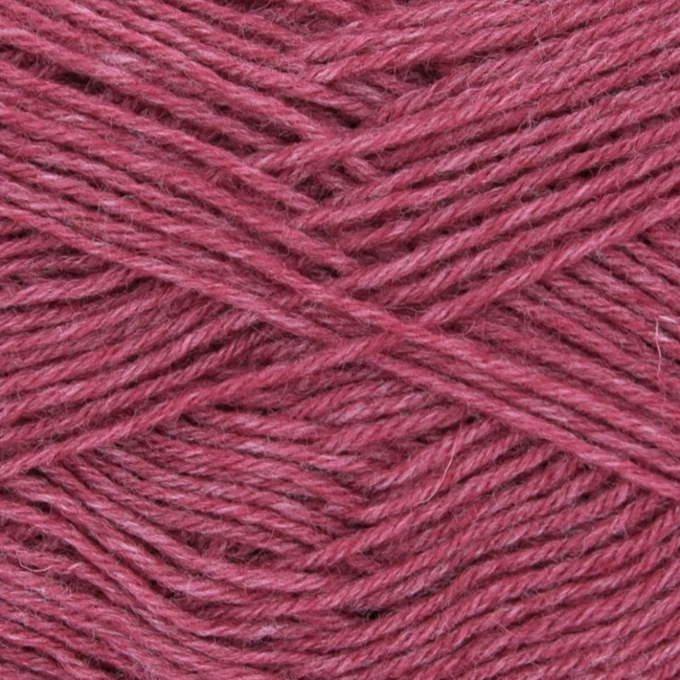 Garn Hot Socks uni 50g marsalarot meliert