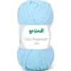Garn Lisa Premium uni 50 g hellblau