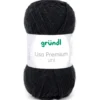 Garn Lisa Premium uni 50 g schwarz