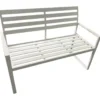 Gartenbank Atlanta 2-Sitzer, Aluminium, Weiß